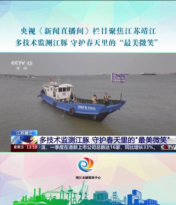 多技术监测江豚 守护春天里的“最美微笑”