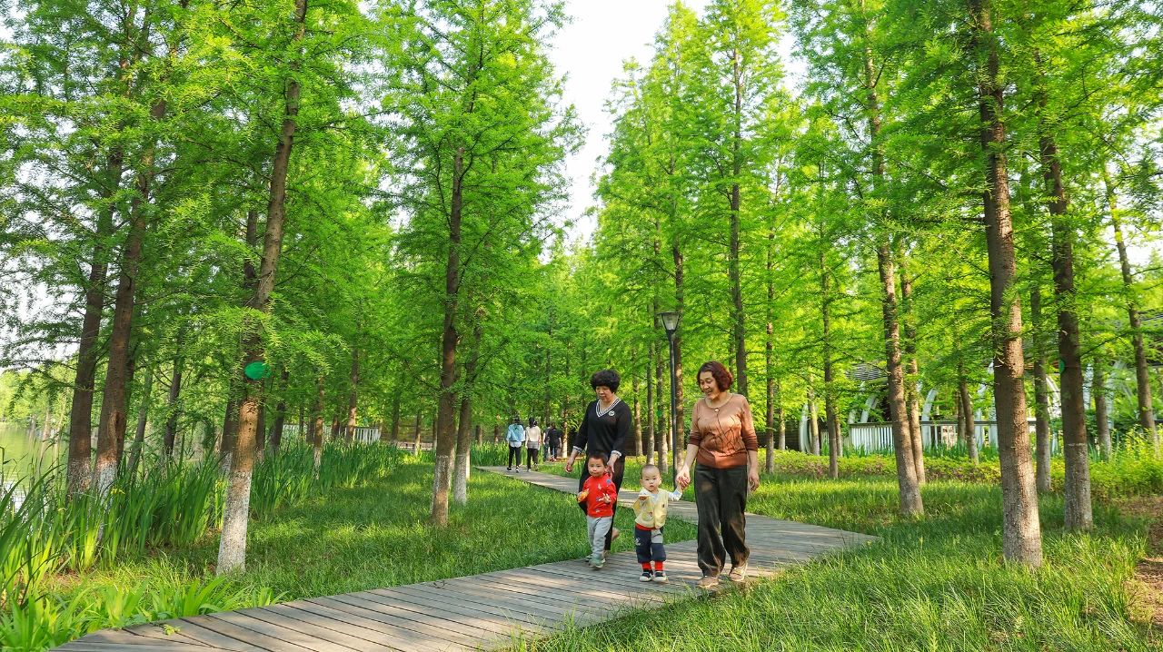 守护牧城公园的春日浪漫