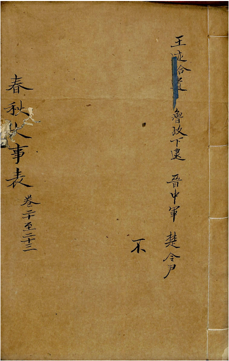 春秋大事表 卷二十至卷二十三