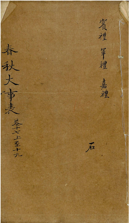 春秋大事表 卷十七上至卷十九